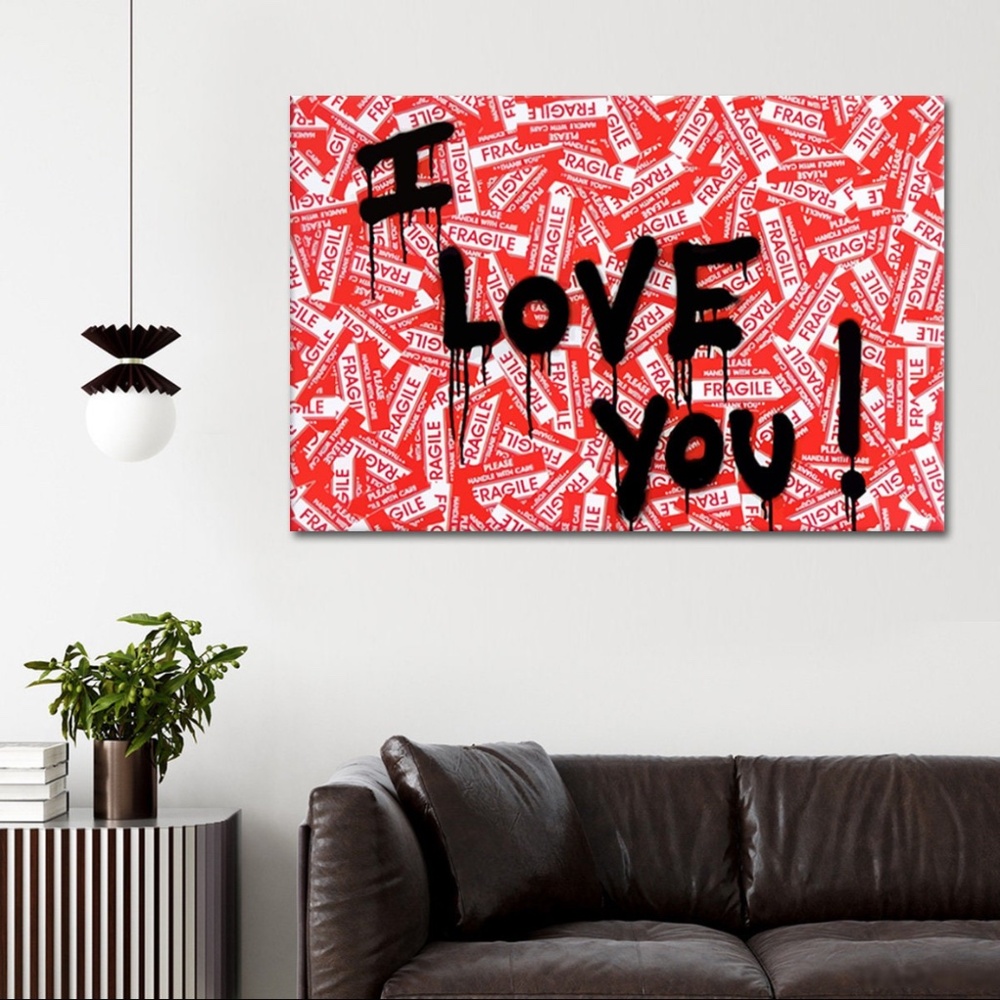 I love you so much canvas art